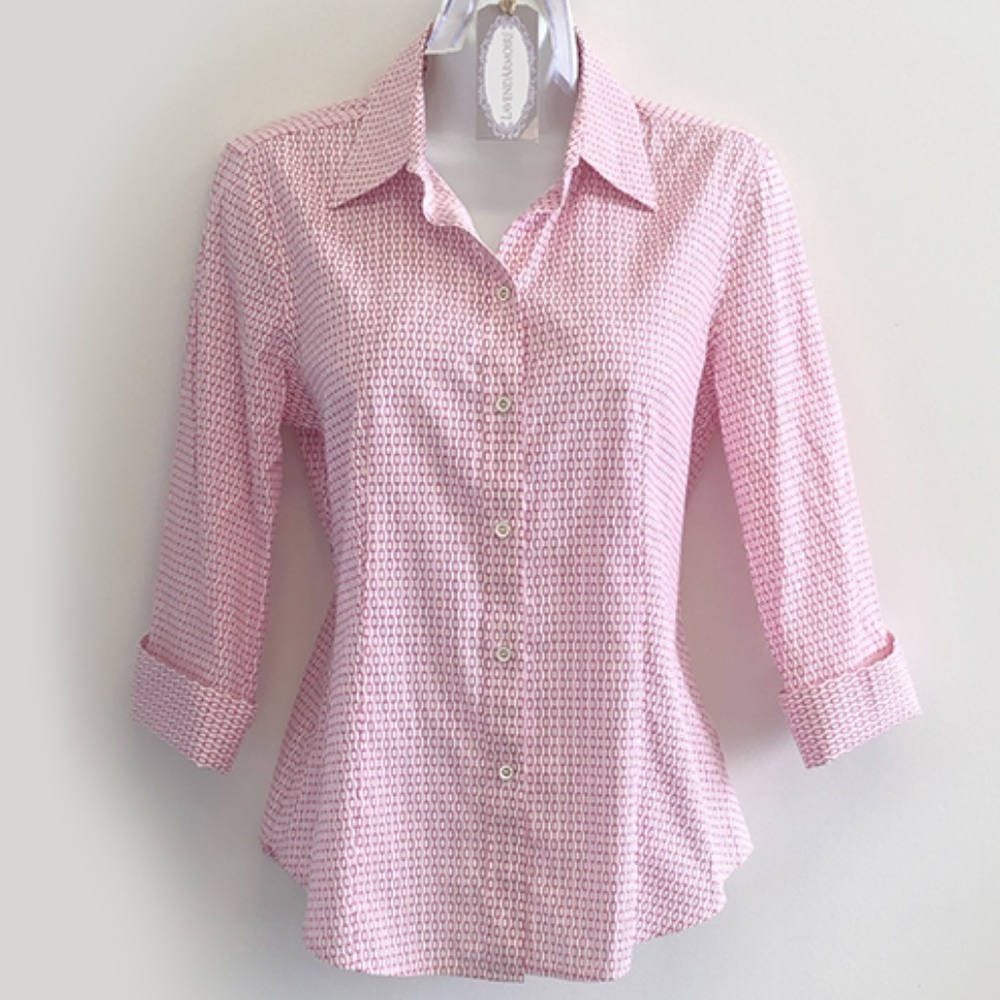 Talbots l Wrinkle Resistant Button Down